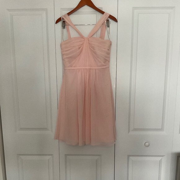 David's Bridal Dresses & Skirts - David’s bridal peach short dress size 8